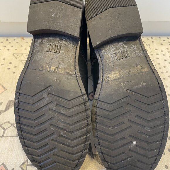 Frye Veronica Combat Boots- black, size 9. - Picture 3 of 6